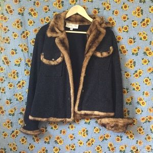 Tasha Polizzi faux fur jacket
